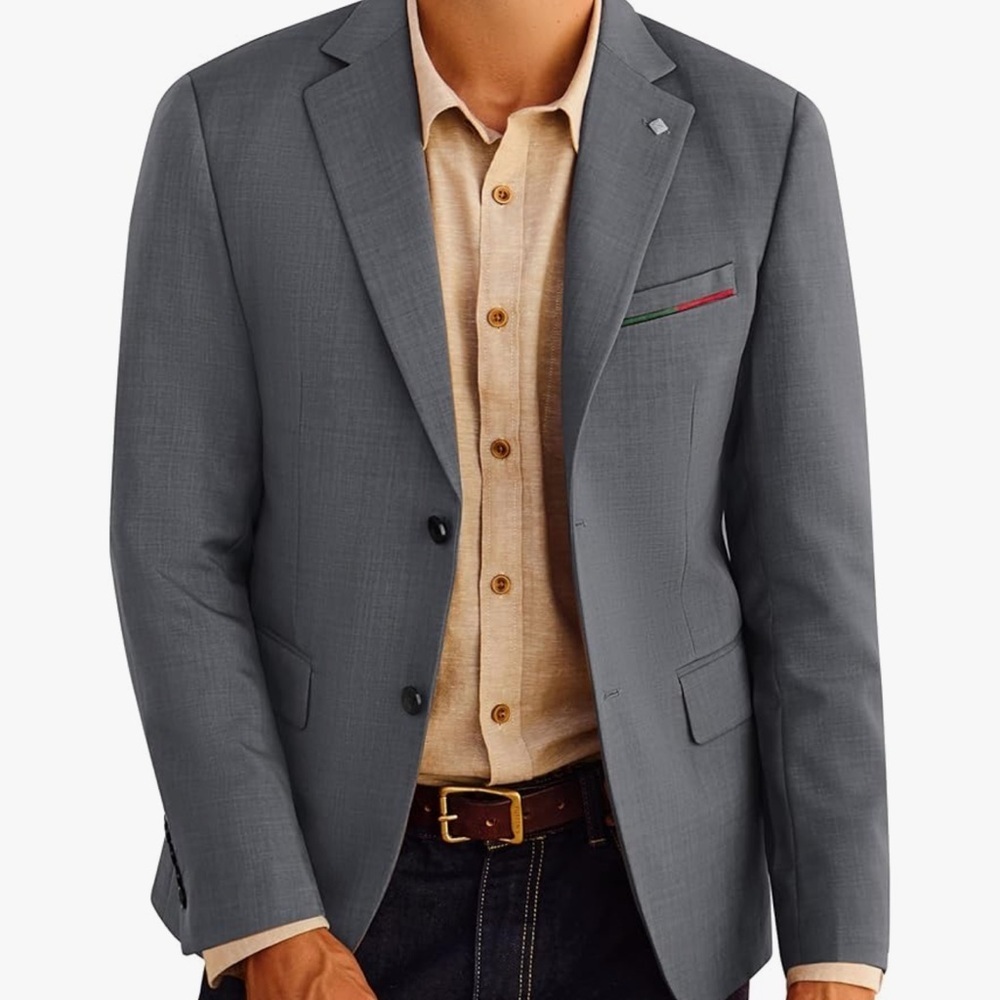 PJ Paul Jones Men’s Sport Coat Blazer - Paisley Interior - Size S